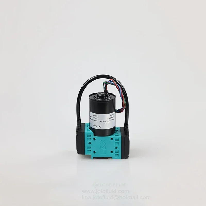 EPDM 브러시리스 소형 다이어프램 에어 펌프 12V 24V 7.5L -97kPa