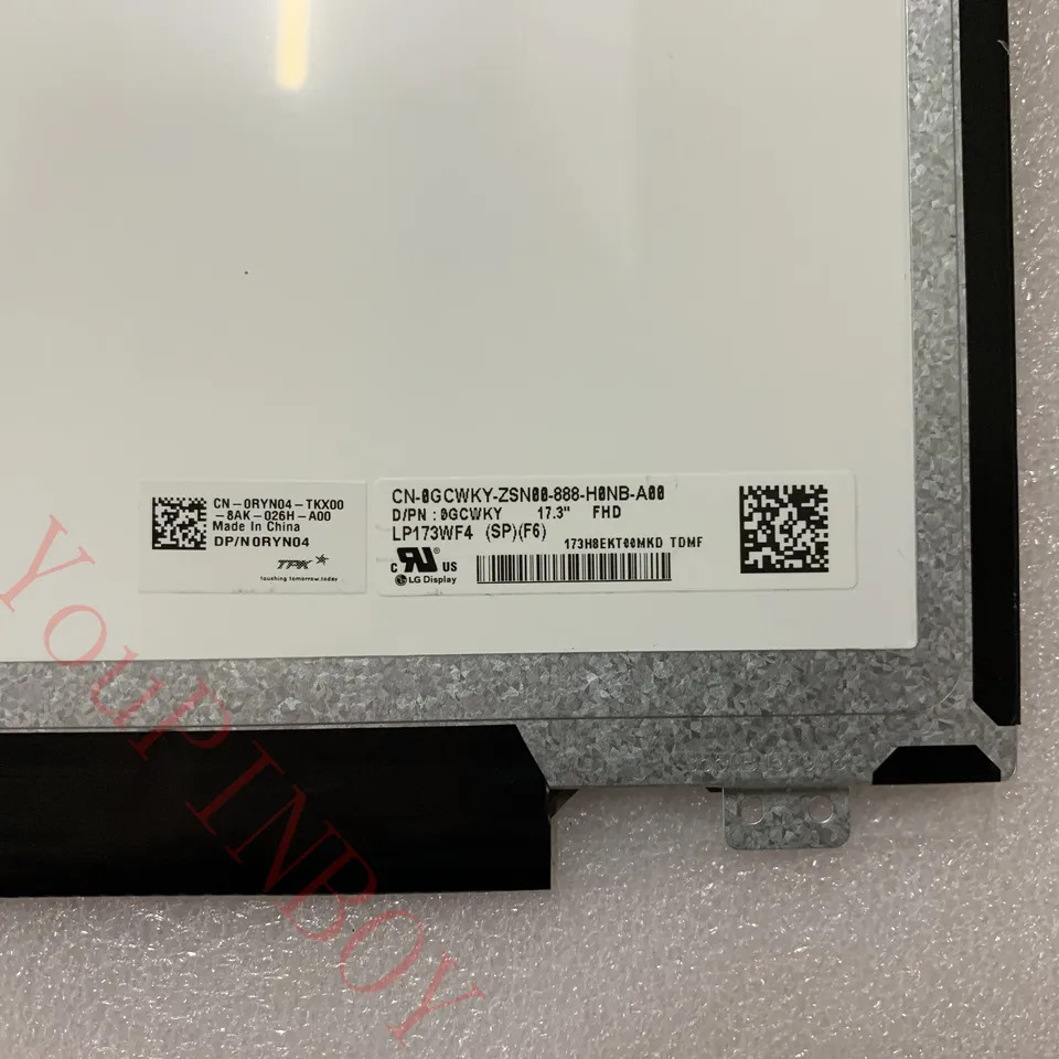 오리지널 IPS LCD 화면 B173HAN01.0 LP173WF4-SPF1 F4 F6 N173HCE-E31