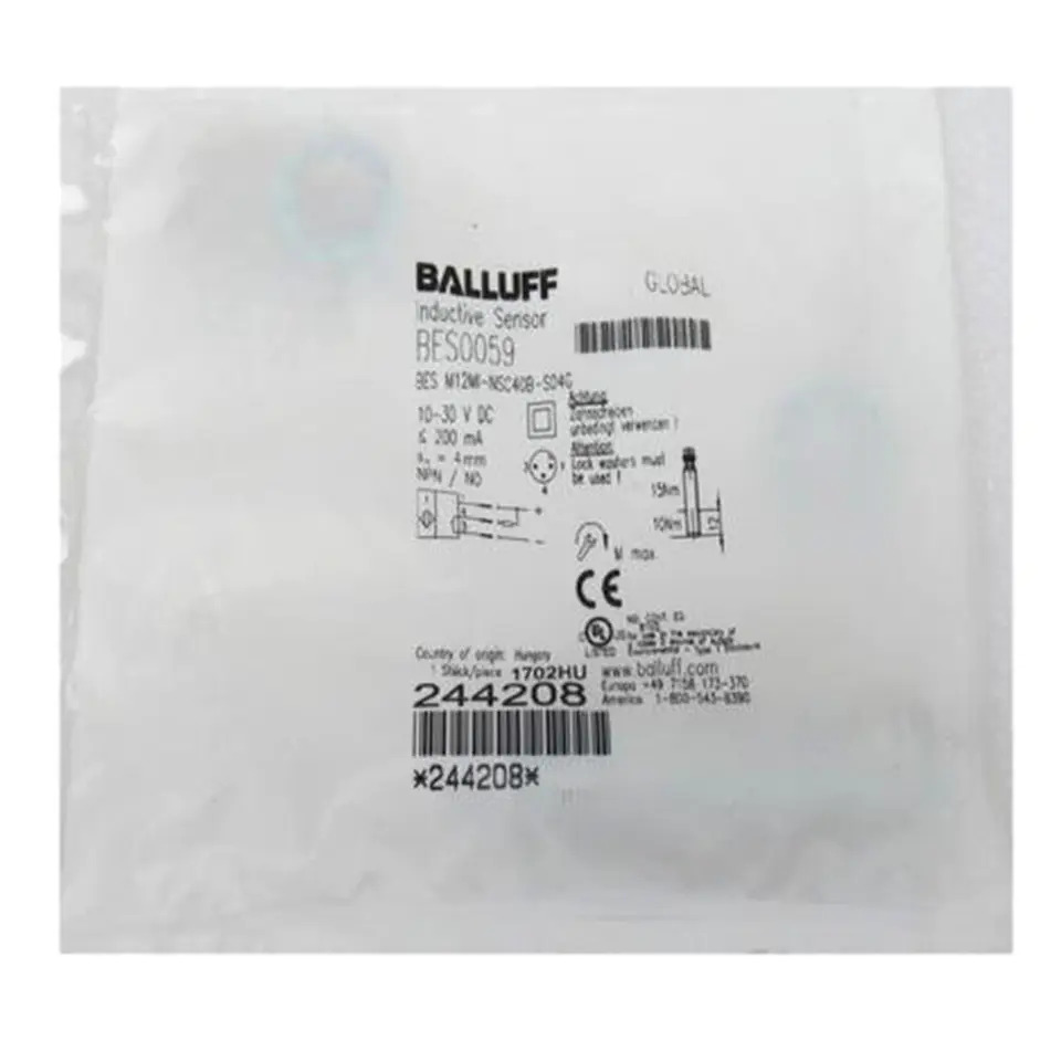 BALLUFF BES M12MI-NSC40B-S04G 유도 표준 센서 NPN BES0059 신