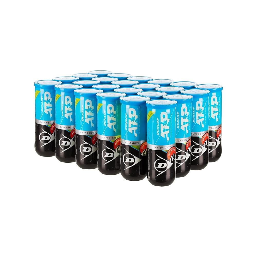 Dunlop ATP 투어 테니스공 (24캔 케이스 72개), 고도) (공 높은 - 상품 이미지