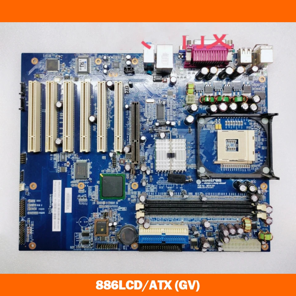 산업제어 컴퓨터 마더보드 제어 생성 F845G 6 핀 PCI 슬롯 886LCD/ GV