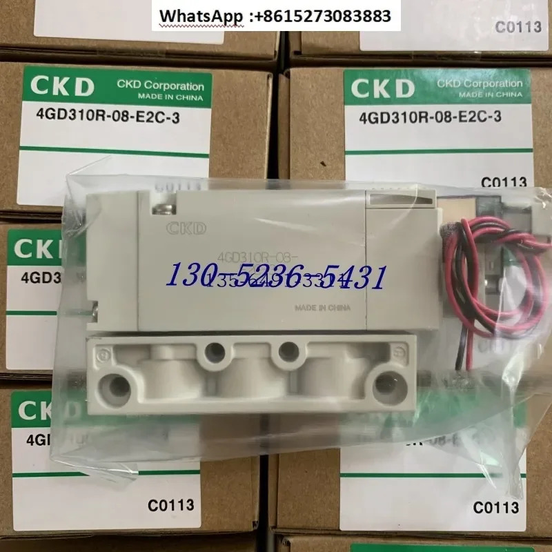 오리지널 CKD 솔레노이드 밸브 4GD310R-08-E2C-3 4GA310-E2 신