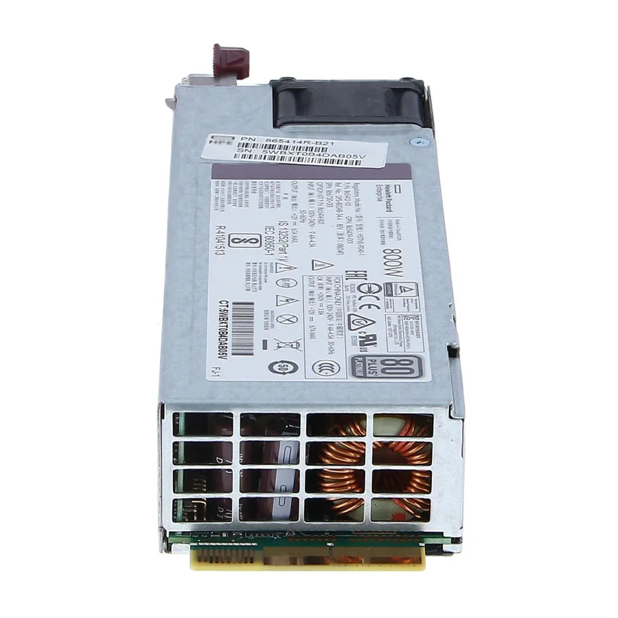 PSU ProLiant G10 Gen10 서버800W 플렉스 슬롯 플래티넘 전원공급장치 865414-B21 865412-101 866730-001 865409-001
