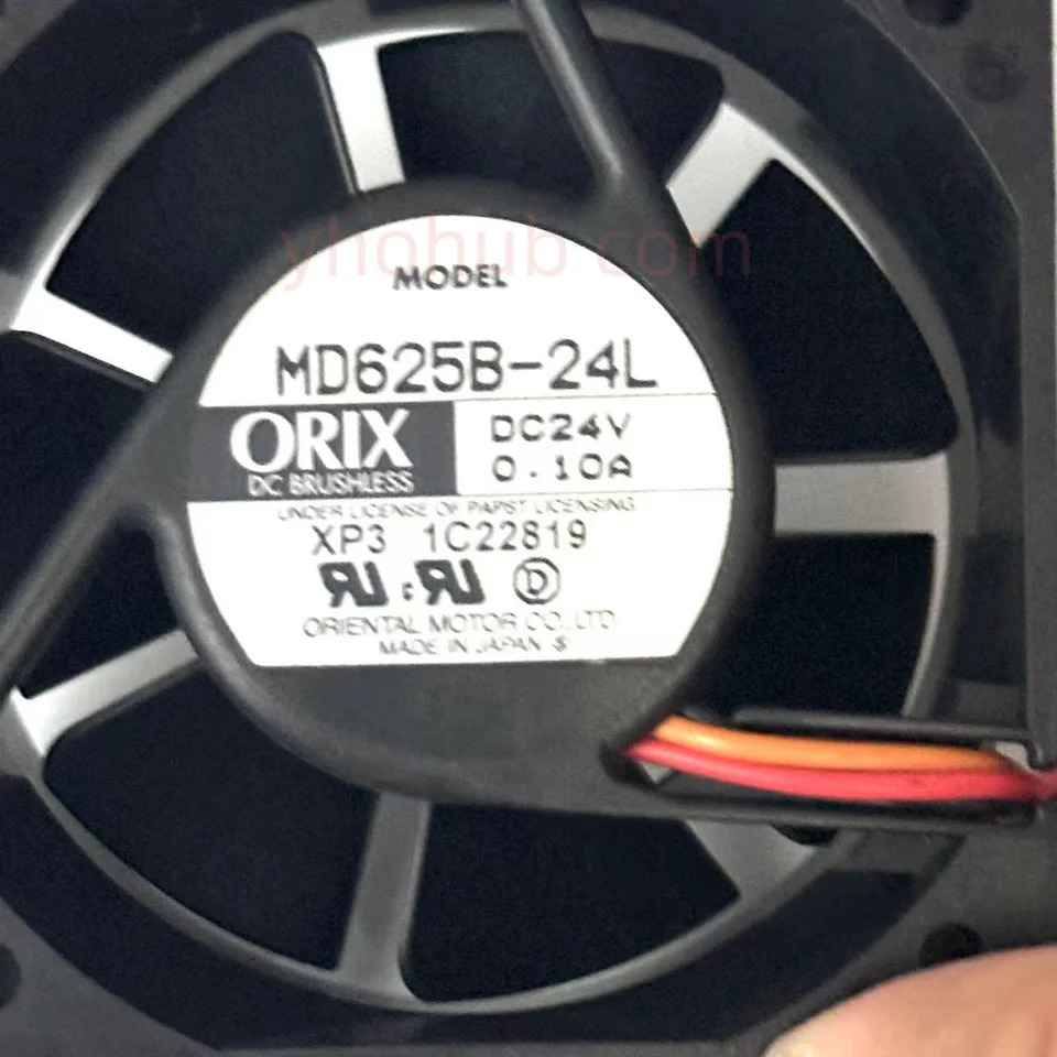 ORIX MD625B-24L 3 선 서버 냉각팬 DC 24V 0.10A