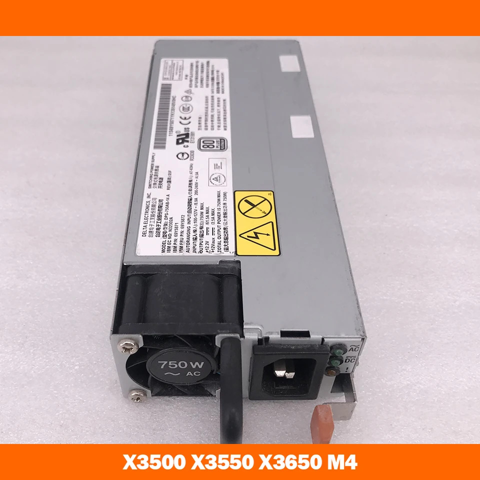 IBM 전원공급장치 X3500 X3550 X3650 M4 DPS-750AB-14 A 69Y5871 69Y5872 750W