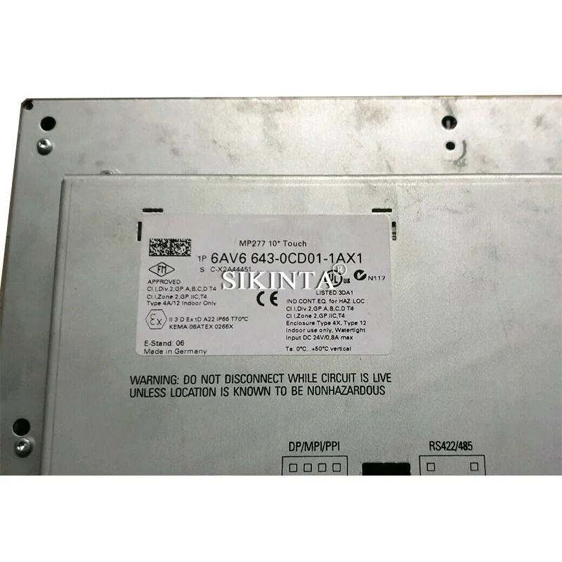 MP277 터치 패널 66643-0CD01-1AX1 스크린 완전히 리퍼