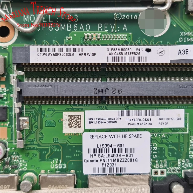hp호환 EliteDesk800 G4/G5 DM L19394-601/001 DA0F8B6A0 데스크탑 PC 마더보드