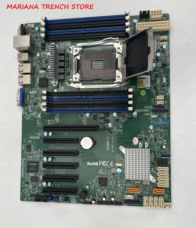 슈퍼마이크로 고성능 마더보드X10SRi-F LGA2011 E5-1600/2600 V3/V4 패밀리 DDR4 ECC i350-AM2 듀얼 포트 GbE LAN