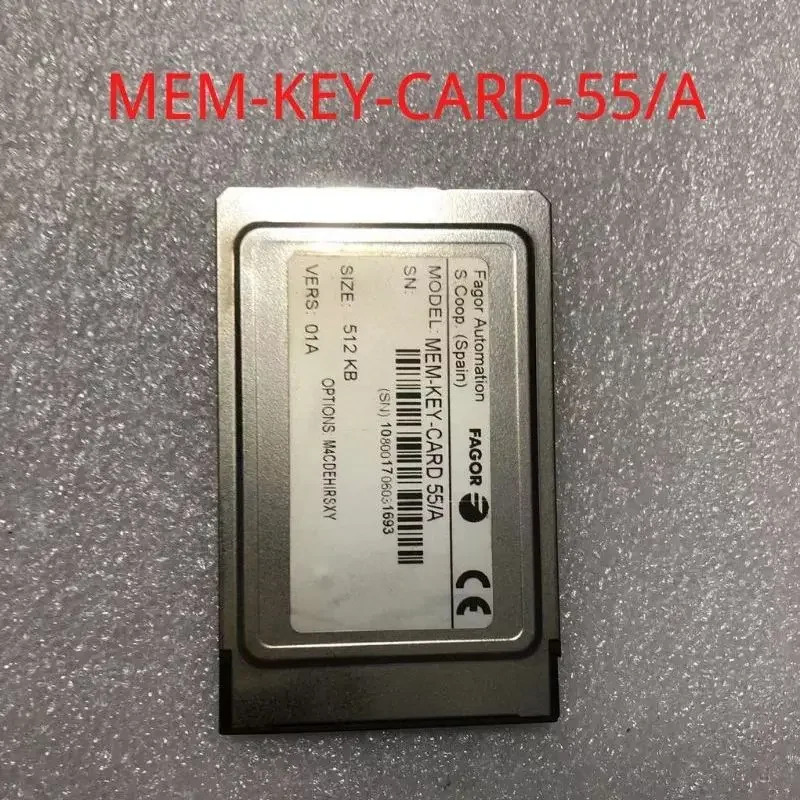 Fagora 자동화 MEM-KEY-CARD-55 A 4 축 BC 7 카드상태