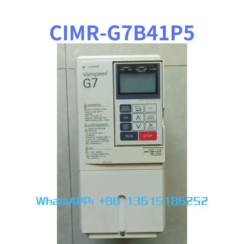 CIMR-G7B41P5 리퍼 G7 시리즈 인버터 400V 1.5kW 기능 OK