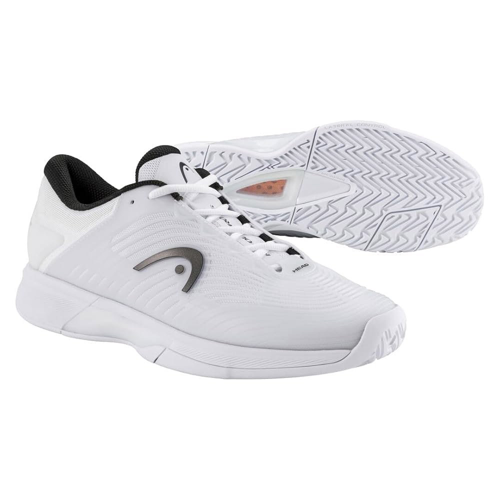HEAD Revolt Pro 4.5 남성용 테니스화, 화이트/블랙. White/Black 5.5 - 상세 이미지 2