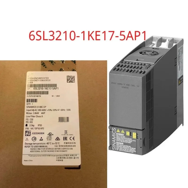 SINCS G120C FSA 정격 전력 6SL3210-1KE17-5AP1 6SL3210 1KE17 5AP1 신