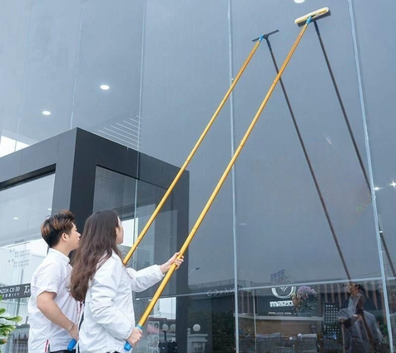 스퀴즈 밀대 스퀴지 유리창닦기 유리창닦이 물기 알루미늄봉 청소도구 고층 - 상품 이미지