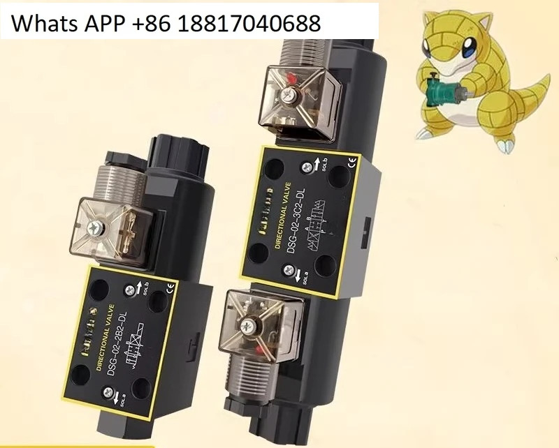 유압 솔레노이드 밸브 DSG-02-2B2-DL 3C2 3C3 3C4 3C60-LW 방향