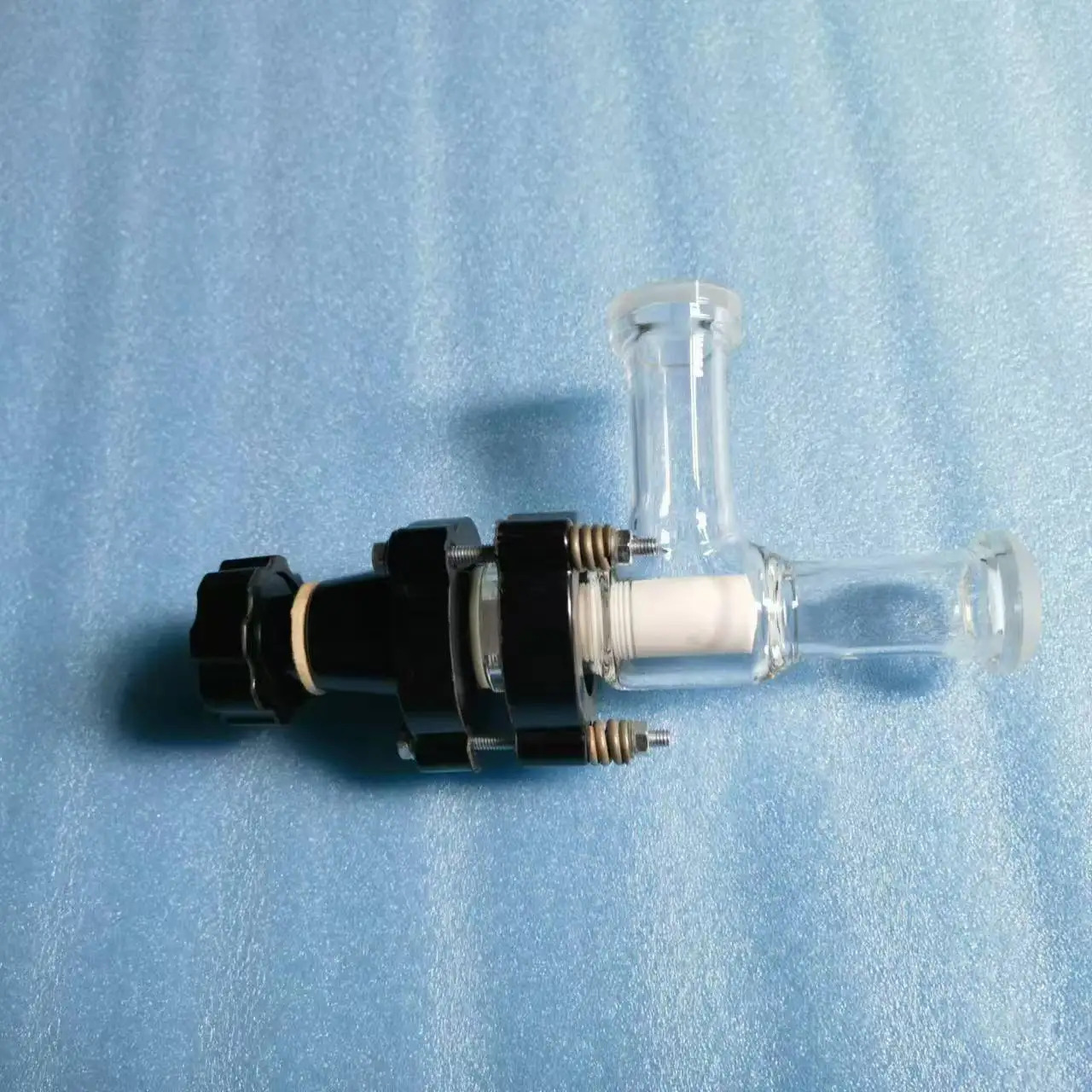 전체 PTFE 배출 하단 밸브 DN25 유리 반응 주전액세서리 80 플랜지