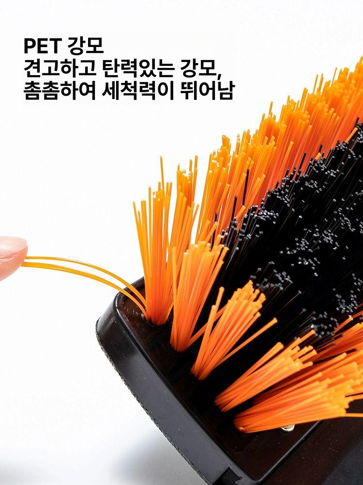 청소용솔 스텐브러쉬 스테인리스 청소솔 철브러시 야외 바닥청소용 업소용 녹 - 상세 이미지 5