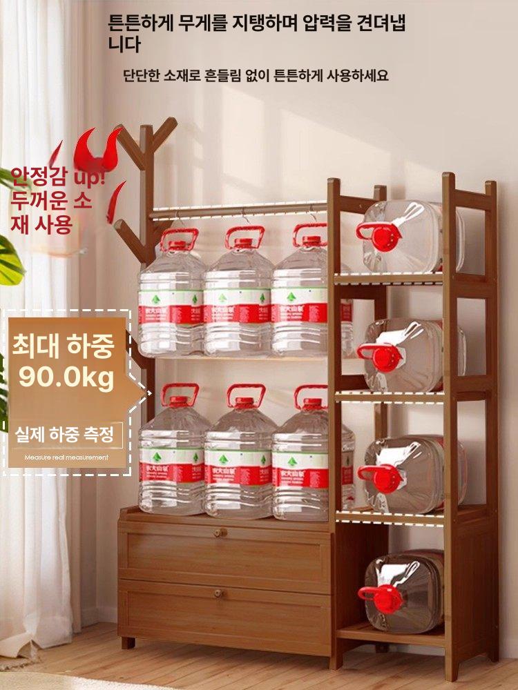 원목 가정용 키낮은옷장 캐비닛 정리 간이 미닫이문 조립 싱글족 키작은옷장 수납장 - 상세 이미지 2
