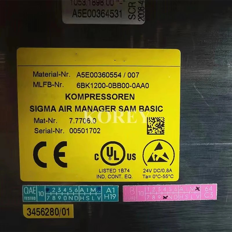 터치 스크린 HMI A5E00360554/007 6BK1200-0BB00-0AA0 포장