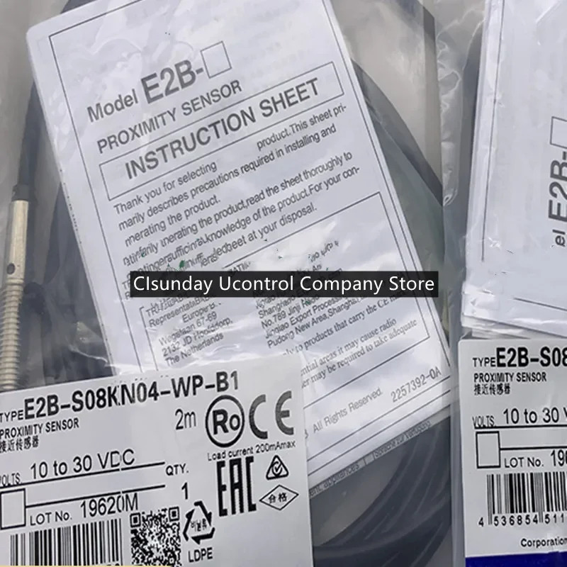 3PCS 스위치 E2B-S08KN04-WP-B1 E2B-S08KN04-WP-B2 E2B-S08KN04-WP-C1 E2B-S08KN04-WP-C2