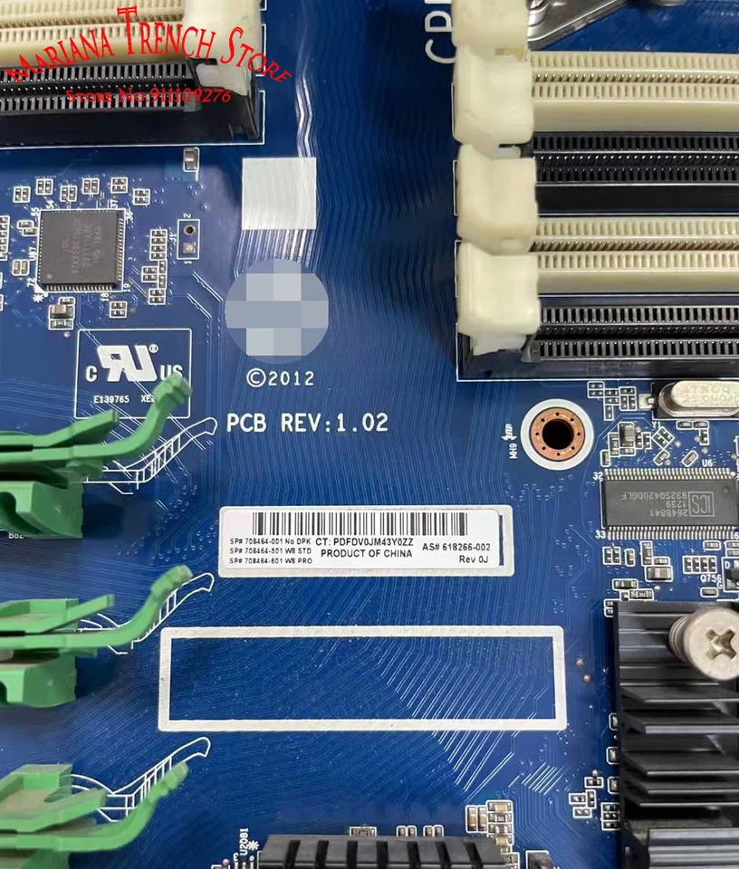 hp호환 Z820 타워 PC 마더보드 REV1.02 708464-001 618266-002