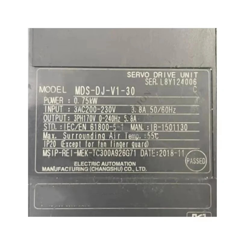 서보 드라이브 유닛 MDS-DJ-V1-40 MDS-DJ-V1-30 MDS-D-SVJ3-10NA
