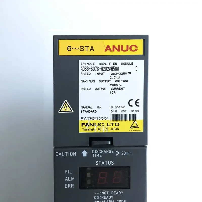 A06B-6078-H202 리퍼 스핀들 모듈 CNC 시스템 기계서보 드라이브 H500