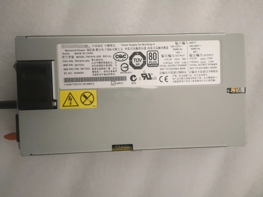 서버 전원공급장치 IBM X3750M4 7001616-J000 7001616-J002 1400W