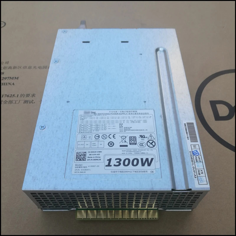 Dell Precision T7600 T7610 워크스테이션 1300W 전원공급장치 H1300EF-00 D1300EF-00 06MKJ9 0H3HY3교체 PSU