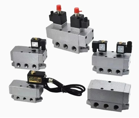 2위치 5방향 듀얼 컨트롤 솔레노이드 밸브 K25D2-8- DC24V/AC220V K25D2-15 K25D2-20 K25D2-25 K35D2-15 K35D2-20/25
