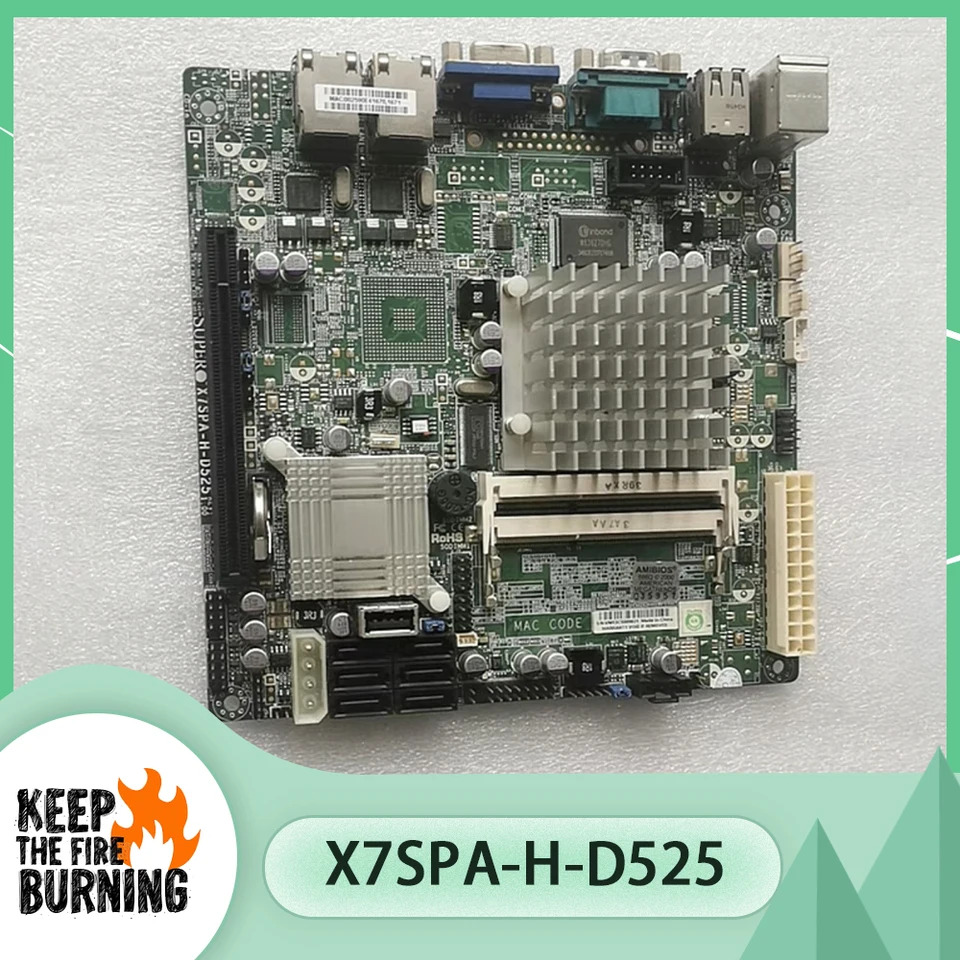 슈퍼마이크로 DDR3 산업제어 마더보드 X7SPA-H-D525
