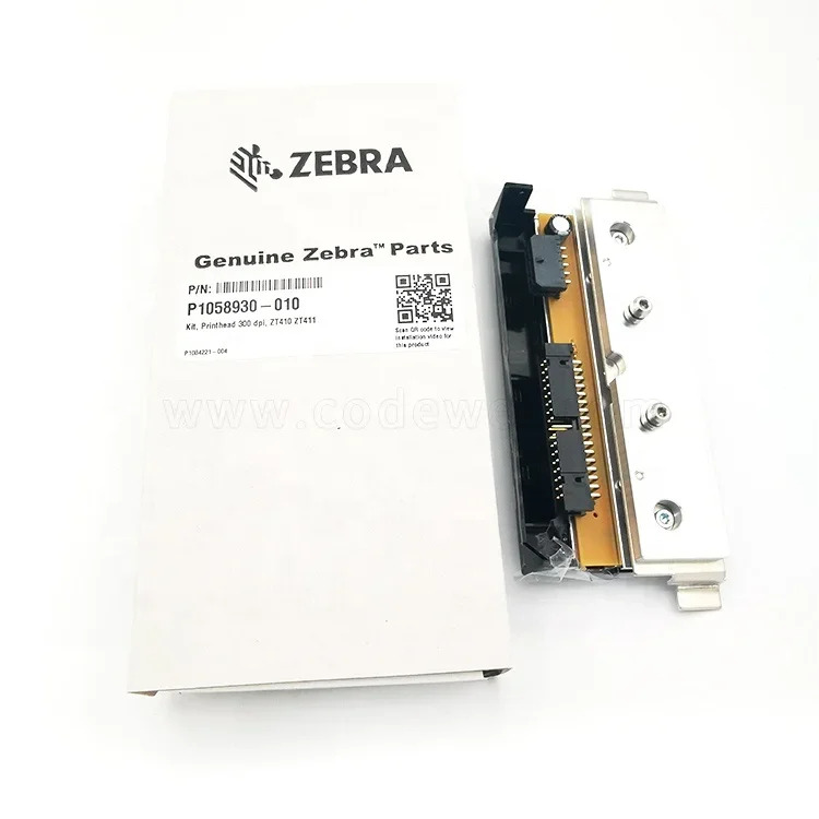 P1058930-010 열전사 프린트 헤드 Zebra ZT410 ZT411 300DPI