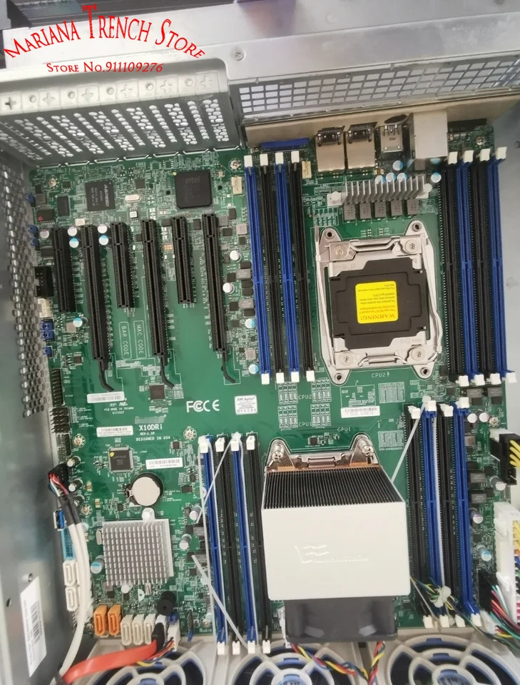 슈퍼마이크로 마더보드X10DRi LGA2011 E5-2600 v4/v3 패밀리 DDR4 듀얼 포트 GbE LAN SATA3 6Gbps IPMI 2.0