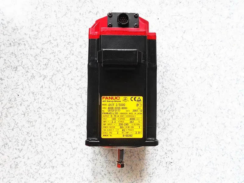 리퍼 A06B-0205-B000 FANUC 서보모터 CNC 완료
