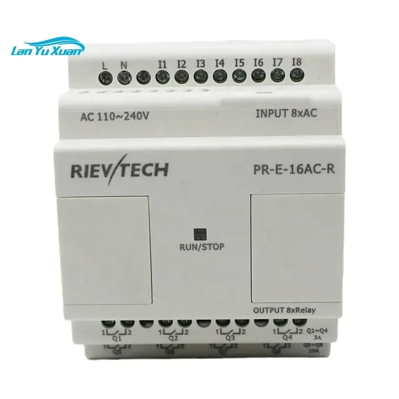 프로그래밍 논리 시스템 PR-E-16AC-R PLC RIEVTECH plc 교육 키트전체 액세서리 entrenador 예비 부품