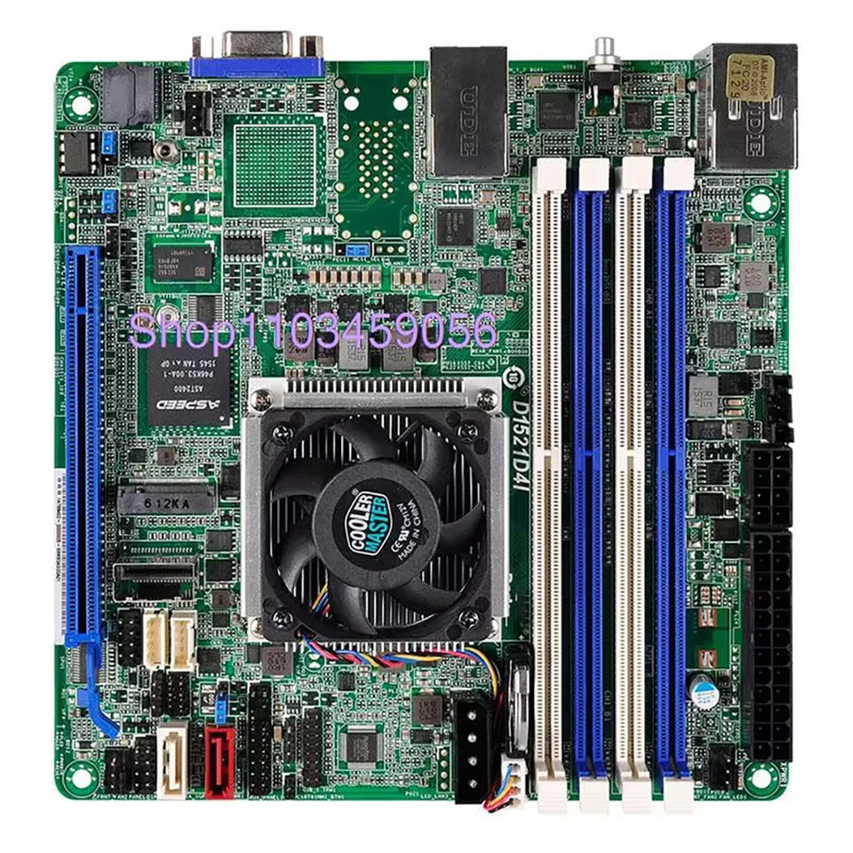 ASRock호환 ITX DDR4 IPMI 서버 마더보드 D1520D41