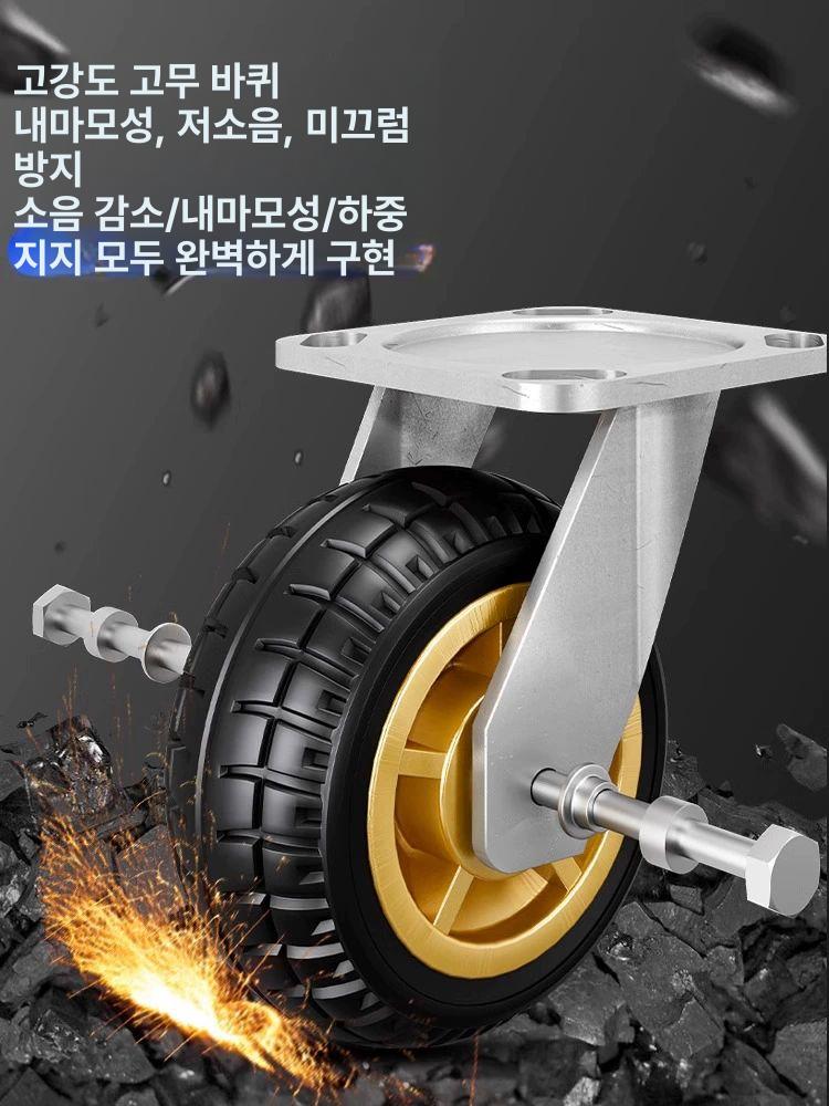 스테인리스 손수레 이동식 접이식 창고 핸드카 바퀴 운반카 끌차 업소용 트롤리 - 상세 이미지 2