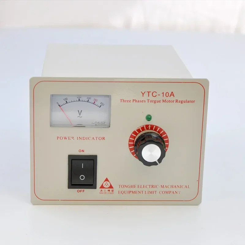 모터 컨트롤러 10A 토크 속도조절기/미터 제어판 YTC-10A 온/오프 기계 380V