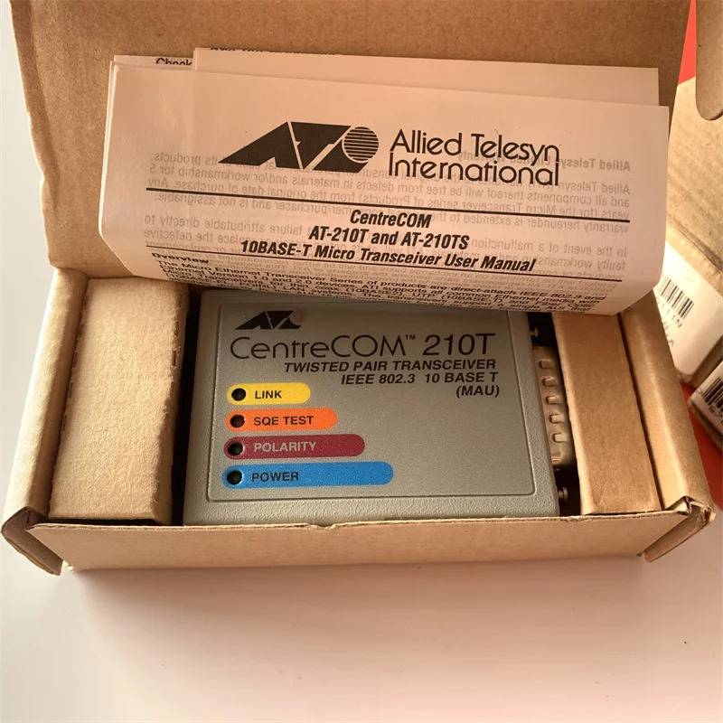 AT-210T ALLIED TELESIS PLC 시스템 모듈 RJ45-AUI 변환기