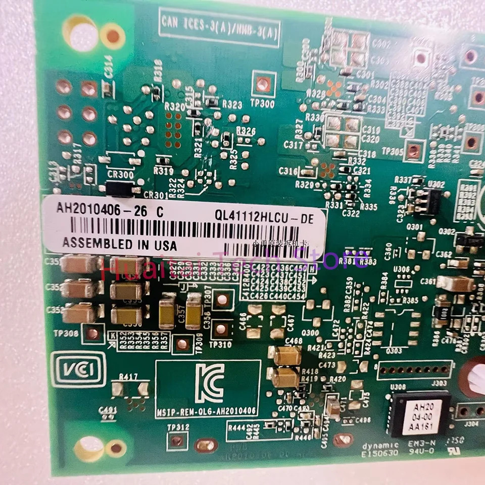 DELL기가비트 듀얼 포트 광섬유 네트워크 어댑터 QL41112HLCU-DE 807N9 C5RNH 5252W
