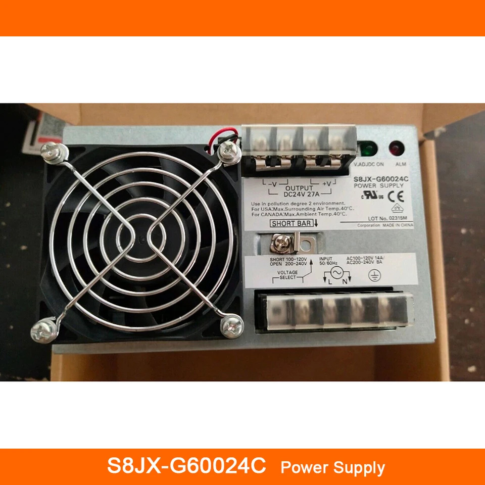 고전력 스위칭 전원공급장치 S8JX-G60024C 600W 24V 출력 25A