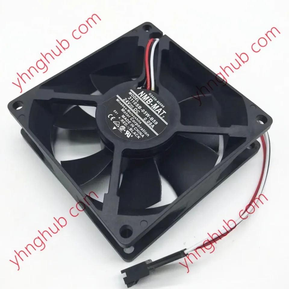 NMB-MAT 3 선 서버 냉각팬 3110SB-05W-B59 E01 DC 24V 0.09A mm