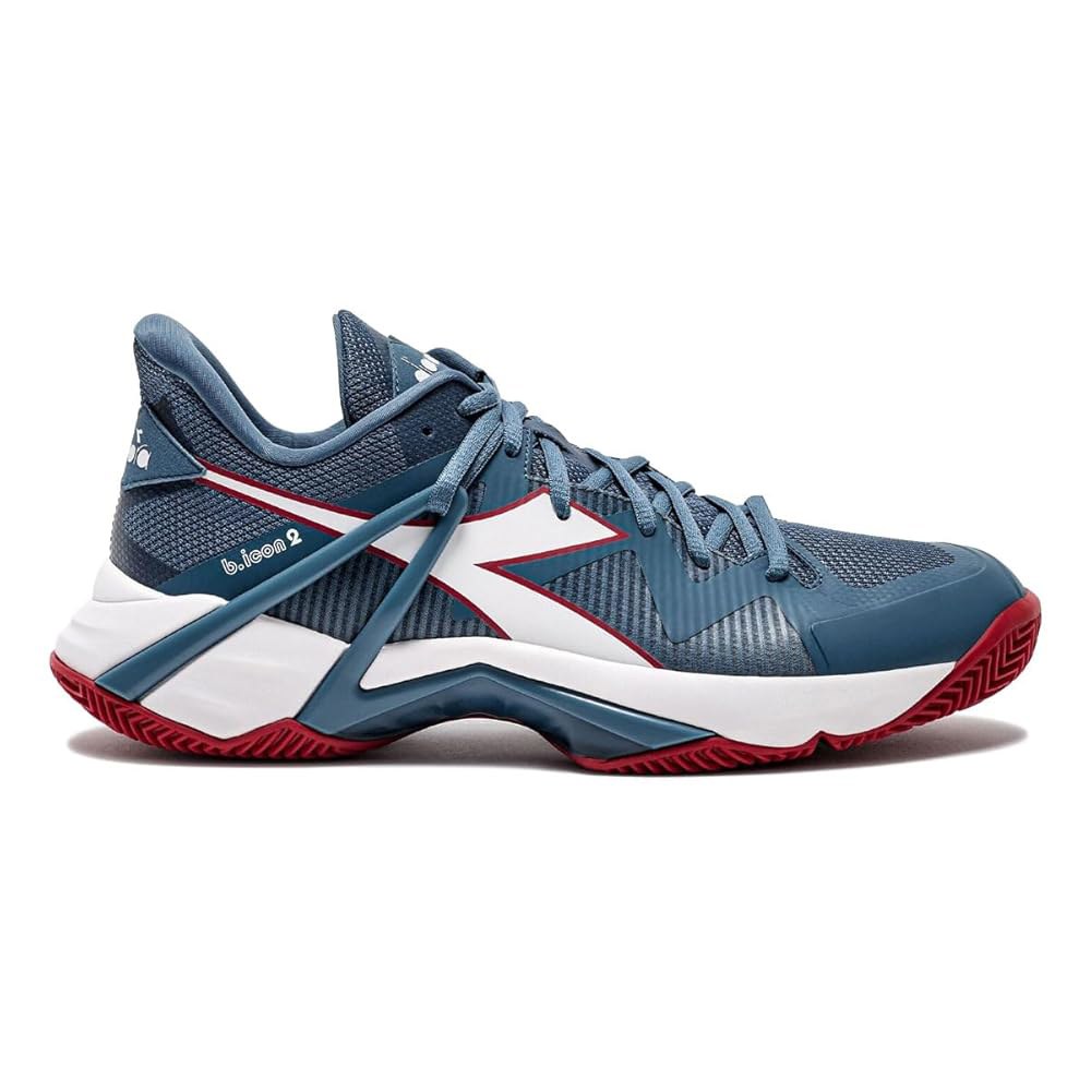 Diadora 남성용 B.Icon 2 클레이 테니스화, 블루. Blue 8 - 상품 이미지