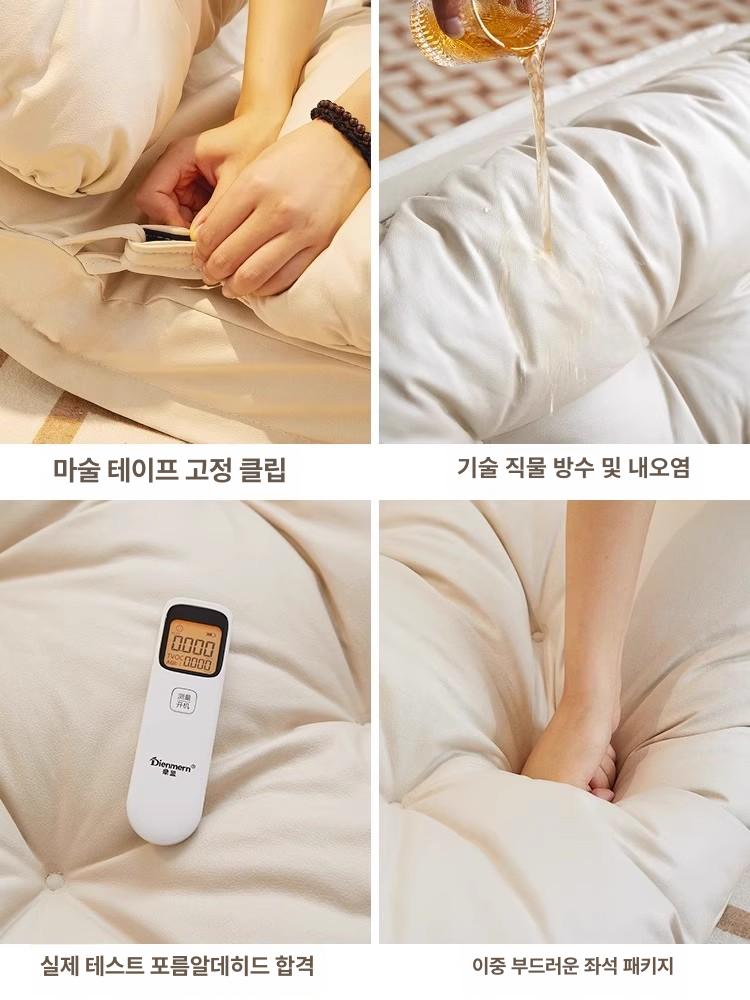 접이식 소파침대 폴딩 대형 좌식 평상형 거실 등받이 각도 싱글 겸용 다용도 공간활용 - 상세 이미지 5