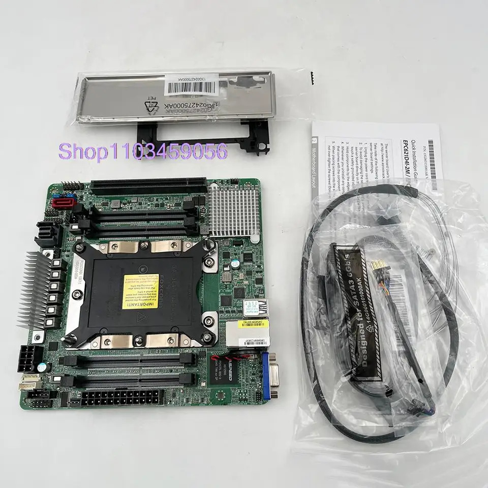 ASRock호환 LGA3647 C621 DDR4 서버 마더보드 EPC621D4I-2M