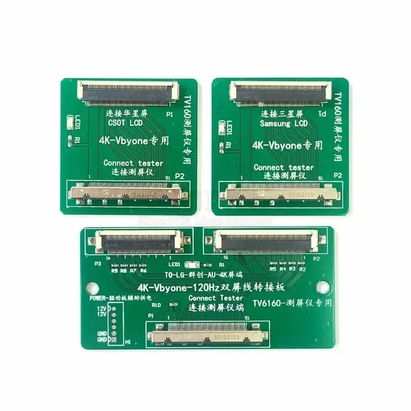 4K-Vbyone 2K-LVDS TV160 대 스크린 본체 테스터 LCD LED TV 모니터 리퍼 12V 3A USB MI