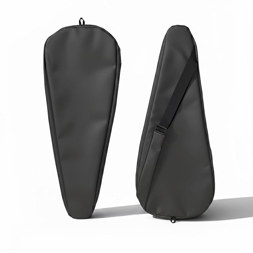 TaktZeit 테니스 가방 경량 및 패딩 조절 어깨끈 x 11.5인치)) 포함 71.9cm 29.2cm(28.5 가능한 라켓 커버, (오프 블랙, Beige 31 x11.4 - 상세 이미지 2