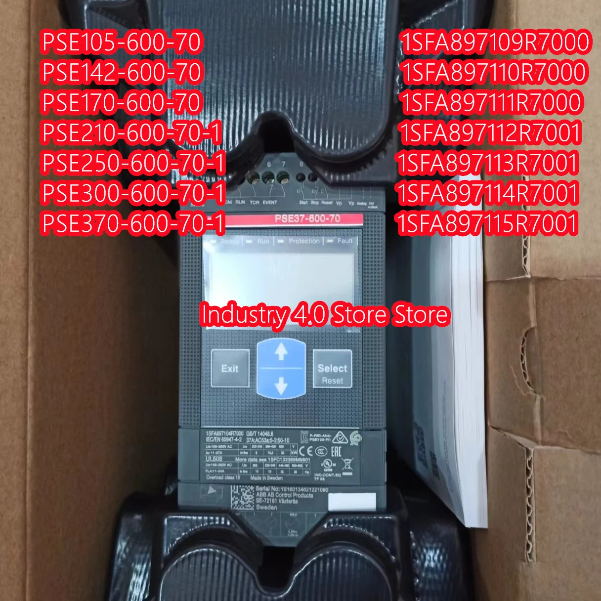 PSE170-600-70 소프트 스타터 오리지널 1SFA897111R7000