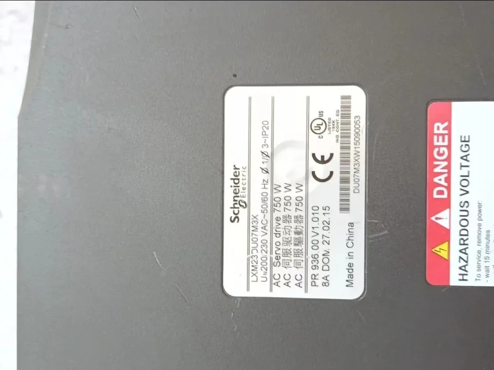 LXM23DU07M3X 리퍼 서보 드라이브 750kW 작동 기능 OK