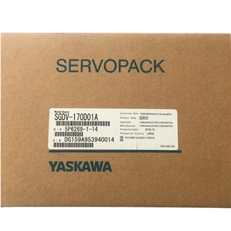 SGDV-170D01A Yaskawa 서보 드라이브 신속
