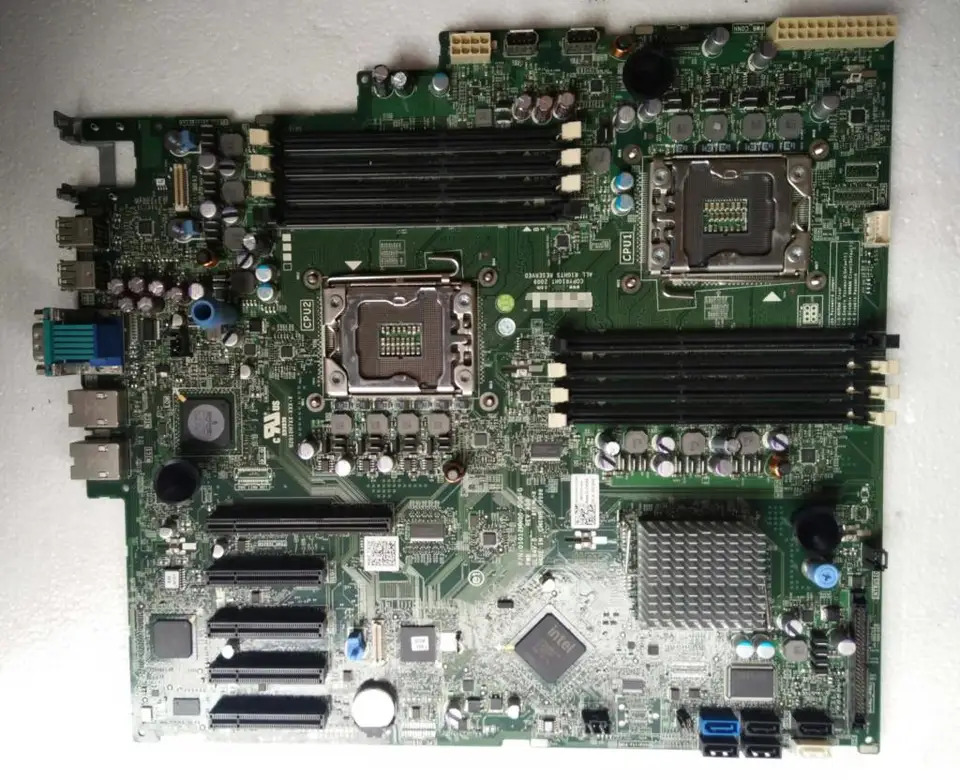 DELL T410 타워 DP/N 0N51GP 0N090G 0Y2G6P 0H19HD 07T9Y4 M638F 마더보드